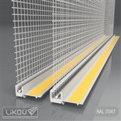 LIKOV LS-VHL 06 lišta okenní začišť. 6mm s krycí lam. a s tk.100mm délka 2,4m šedá světlá LIKOV LS-VHL 06 lišta okenní začišť. 6mm s krycí lam. a s tk.100mm délka 2,4m šedá světlá